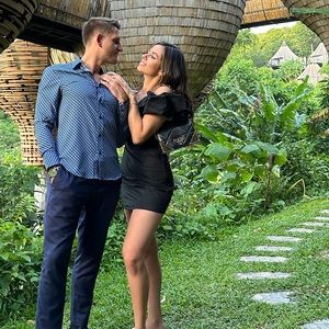 Black off the shoulder dress trendy